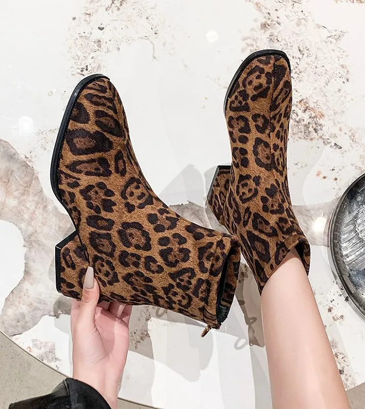 Тёмно леопардовый