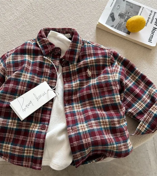 Детская рубашка для мальчиков и девочек