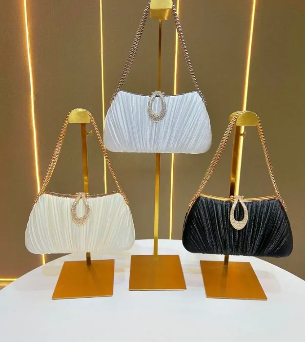 Плиссированная женская сумка
