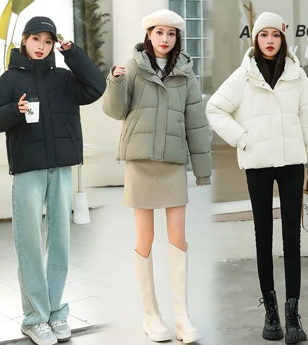 Женская короткая пуховая куртка