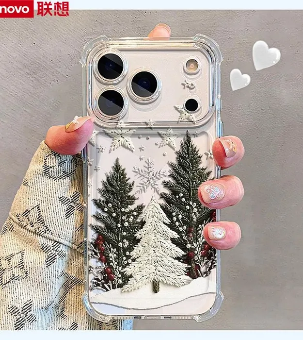 Чехол с рождественскими снежинками