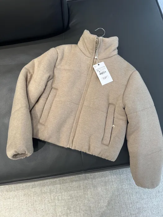 Женская вязаная хлопковая куртка