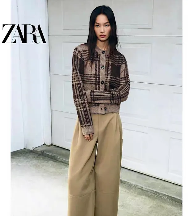 Женский свитер кардиган от Zara