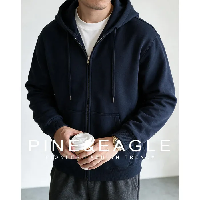 Мужская худи на молнии с капюшоном PINE&EAGLE